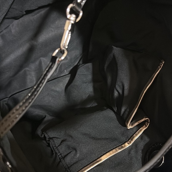 Like brand new black shoulder bag with multiple pockets from Banana Republic. - Picture 4 of 5